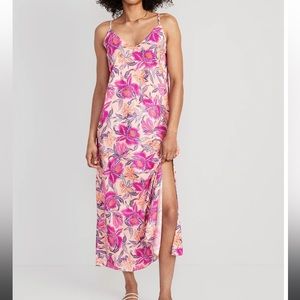 Pink floral maxi/midi